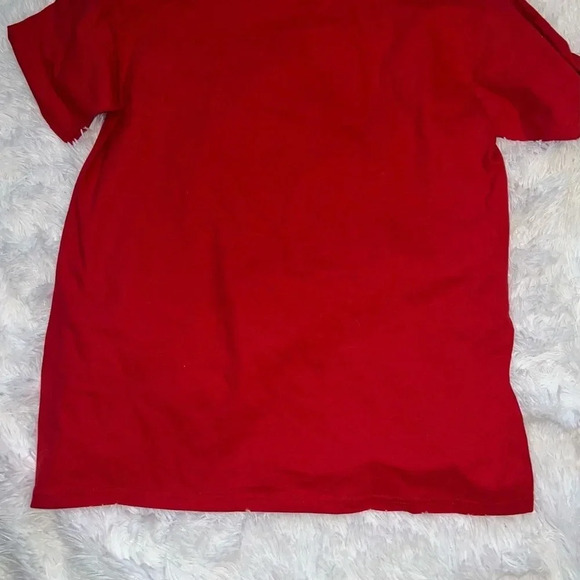 NWT United States Marines Red Graphic Tee Marine Logo - Puff Print size Large - Picture 4 of 4